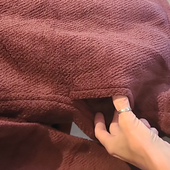 Patagonia Pullover Burgandy Polar Flece XS - Picture 6 of 11